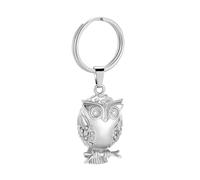 DOTUIARG Llavero de búho Cremación Joyería Cenizas Recuerdo Memorial para Hombres Mujeres Regalos Colgantes de Acero Inoxidable Llaveros