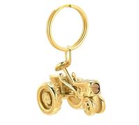 DOTUIARG Llavero de urna de fresno en forma de tractor conmemorativo para hombres Llavero de cremación de cremación de tractor de acero inoxidable