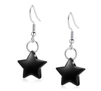 DOTUIARG Pendientes de cremación para Cenizas Colgantes de Estrellas de Acero Inoxidable Urnas conmemorativas Joyería Recuerdo para Mujeres queridas