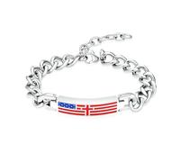 DOTUIARG Pulsera de cremación con cruz para cenizas, pulseras de eslabón de barra, joyería conmemorativa, regalos funerarios