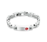 DOTUIARG Pulsera de cremación, joyería conmemorativa, pulsera de acero inoxidable para cenizas