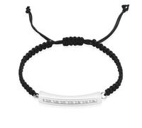 DOTUIARG Pulsera de cremación para cenizas - Cuerda trenzada negra, cubo de cubo de acero inoxidable, joyería de joyería con pulsera ajustable
