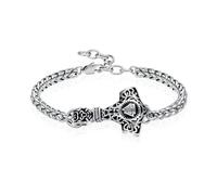 DOTUIARG Pulsera de cremación para cenizas para hombres, mujer, martillo urna, pulseras ajustables de enlace, joyería de recuerdos para mascotas humanas