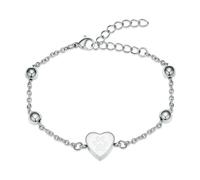 DOTUIARG Pulsera de urna con huellas de cremación de corazones para cenizas y pulsera ajustable de recuerdos de acero inoxidable para hombres y mujeres