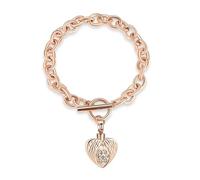 DOTUIARG Pulsera de urna de cremación con corazón de ala de ángel para cenizas, colgante de acero inoxidable para guardar en memoria de la pata y la cadena de mano para perro y gato