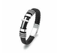 DOTUIARG Pulsera de urna de cremación con cruz para cenizas joyería de ceniza con urna pulseras de guardapelo para hombres