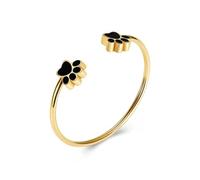 DOTUIARG Pulsera de urna de cremación de pata de gato de acero inoxidable para joyería conmemorativa de cenizas de mascota