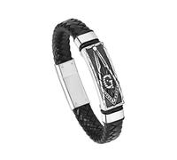 DOTUIARG Pulsera de urna de cremación para cenizas, joyería de brazalete conmemorativa trenzada, recuerdo de acero inoxidable