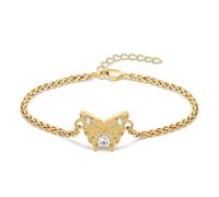 DOTUIARG Pulsera de urna para cenizas, pulsera de cremación mariposa, joyería de recuerdo ajustable de acero inoxidable para mujeres hombres