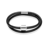 DOTUIARG Pulsera de urna para cenizas Pulsera doble de cremación para mascotas humanas Brazalete conmemorativa querida para hombres mujeres