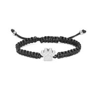 DOTUIARG Pulsera de urna para mascotas con cenizas, huellas de pata, joyería de cremación, recuerdo de acero inoxidable, pulsera de ceniza para perros/gato para hombres, mujeres
