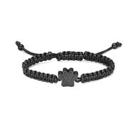 DOTUIARG Pulsera de urna para mascotas con cenizas, huellas de pata, joyería de cremación, recuerdo de acero inoxidable, pulsera de ceniza para perros/gato para hombres, mujeres
