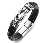 DOTUIARG Pulsera de urna trenzada para cenizas, pulsera conmemorativa de cremación de acero inoxidable para regalo de recuerdo de perro humano