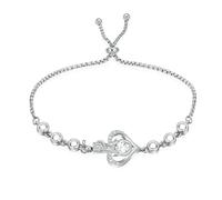 DOTUIARG Urnas de rosas para mujeres, pulsera de cremación ajustable para cenizas de mascotas/humanos, regalos conmemorativos, pulseras de urna de recuerdo, joyería