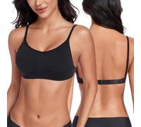 DotVol Sujetador de Baile Espalda Descubierta Sin Aros Multiway M,Negro