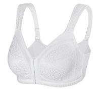 DotVol Sujetador Reductor con Cierre Delantero Corrector de Espalda sin Aros Tallas Grandes 110D,Blanco