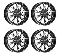 Dotz llantas Fuji Dark 8.0Jx18 ET40 5x108 compatibles con Peugeot 3008 308 407 5008 508 607 Partner