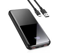 Doubc Power Bank 10000mAh, Batería Externa Carga Rapida 22.5W PD & QC 3.0 USB C Cargador Portatil compacta con Entrada & 3 Salida Compatible con iPhone 15 14 13 Pro MAX Plus Samsung Xiaomi Huawei etc