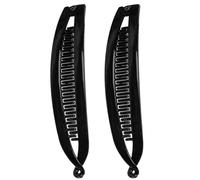 Double Banana Hair Clips - Strong Hold Non Slip Barrettes, Claw Style Ponytail Holders, hairs styling accessory everyday, Secure Styling Accessories For All Hairs Types | For Thick Thin Curly Hair