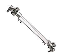 Double Bass Drum Pedal Connector - Linkage Replacement | Alloy Drum Pedal Linkage Connector, Percussion Coupling Shaft, Beater Synchronization Rod for Studio Recording Drumming Practice Kick Instrumen