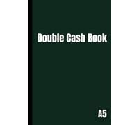 Double Cash Book A5 ,Account Books for Small Business,Simple Bookkeeping Accounts Notebook, 119pages