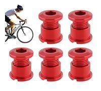 Double Chainring Fixed Bolts - Chain Rings - Alloy Chainring Bolts - Carefully Polished Riding Accessories for Outdoor Adventures, City Commuting, Long-Distance Riding, Busy City Street