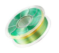 Double Color Filament - 5.71 Inches Duâl Shade Spool | 3D Multicolor Printing Thread - Smooth Extrusion Craft Bundle Co-Extruded Orange and Green Duâl-Tone Filament Wire Is Ideal for School Office
