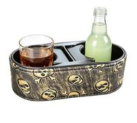 Double Cup Holder Car - Adjustable Mount Organizer Tray System, Automotive Cup Holders 2 in 1 Storage Accessory for Seat Truck Interior Console Dashboard Desk Bike Cart Car Interior Use