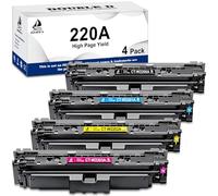 DOUBLE D 220A Tóner con Chip Compatible para HP 220A 220X W2200X W2201X W2202X W2203X para HP para Color LaserJet Pro MFP 4302dw 4302fdw 4202dw 4202dn 4302fdn