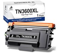DOUBLE D Cartucho de Tóner TN3600XL para Brother TN3600 para HL-L6210DW | para Tóner Brother TN3600XL TN3600XXL TN-3600 para Brother HL-L5210DN HL-L5210DW HL-L5215DN HL-L6410DN HL-L6415DN HL-L6210DW