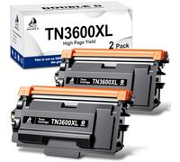 DOUBLE D Cartucho de Tóner TN3600XL para Brother TN3600 TN3600XL TN3600XXL | para Tóner Brother TN3600XL TN3600XXL TN-3600 para Brother HL-L5210DN HL-L5210DW HL-L5215DN HL-L6410DN HL-L6415DN HL-L6210DW
