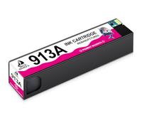 DOUBLE D Cartuchos de Tinta Magenta 913A,No Afectados por la Actualización,para HP 913 Magenta 913A Tinta Compatible con HP PageWide Pro MFP 477dw 477dn 377dn 377dw 352dw 452dw 452dn 552dw 577dw,913M