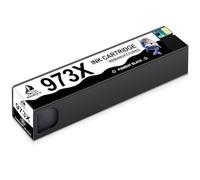 DOUBLE D Cartuchos de Tinta Negro 973X,No Afectados por la Actualización | para HP 973X Negro Tinta,Cartucho 973X negro Compatible con HP PageWide Pro 477dw 477dwt 477dn 452dw 452dwt 452dn 552dw 577dw