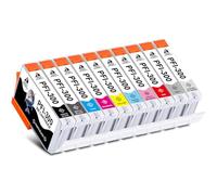 DOUBLE D Cartuchos de tinta PFI-300 compatibles con Canon 300 PFI300 PFI 300 cartuchos de repuesto para impresora Canon imagePROGRAF PRO-300 PRO300, paquete de 10