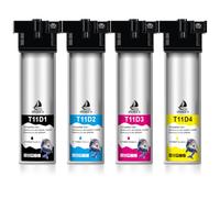 DOUBLE D Cartuchos de tinta T11D1 T11D2 T11D3 T11D4 compatibles con Epson T11D1-T11D4 para Epson WF-C5890 Cartuchos de tinta para Epson Workforce Pro WF-C5390DN WF-C5390DWF WF-C5890DWF