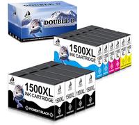 DOUBLE D PGI-1500XL Cartuchos de Tinta Compatibles para Canon 1500XL PGI-1500XL PGI 1500 XL Reemplazo para Canon Maxify MB2150 MB2050 MB2300 MB2000 MB2350 MB2755 MB2155 MB2750 (Paquete de 10)