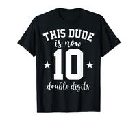 Double digits 10 birthday - Happy 10th birthday camisetas Camiseta