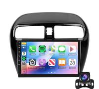 Double Din Android 14 Car Stereo 9 Screten Touche Para MITSUBI-SHI Mirage Spacestar Attrage 2012-2 Gps Navegación Con Carplay Ahd Controles De La Cámara De La Cámara De Respaldo Fm(Color:8-Core 2+32G)