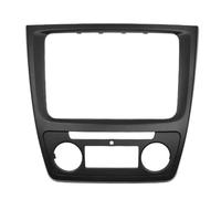 Double DIN Radio Frame Audio Fascia Car DVD Panel Dash Kit para Skoda para Yeti 2009-2015 2016 2017 Marco de Radio(Aire Acondicionado automático)