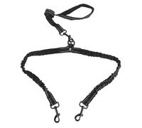 Double Dog Leash with Bungee Shock Absorbing Design Reflective High Elastic Dual Walking Leash for Large Breed Dogs, Tangled-Frees and Comfortable for Pet Owners and Dog Walkers