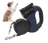 Double Dog Leashes - 10,24 x 7,09 cm de largo para perros | No tirones de perro con luz LED | Anti-Pull Jogging Training Night Walking Pet Supplies for Small and Medium Breeds