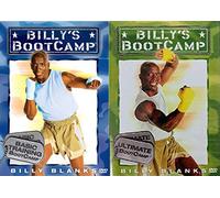 Double Double KO Billy Blanks Left Right Uppercut - Billy's Basic Training Bootcamp Ultimate and AB Bootcamp 2-DVD Bundle