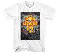 Double Dragon 3 Sacred Stones Game Cover Men's T Shirt Greatest Martial Art White S