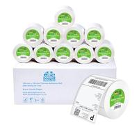 Double Dragon Etiqueta Térmica Directa Autoadhesiva Premium 100 x 150 mm (4" x 6") para Impresoras Zebra y MUNBYN [10 Rollos - 5000 Etiquetas]
