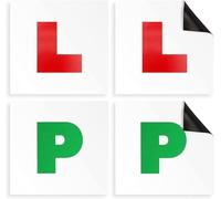 Double Dragon Placas magnéticas L & P - Paquete de 4 (2L+2P) - 178 mm x 178 mm - Reino Unido Legal