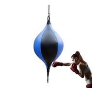 Double End Speed Bag - Professional Punching Ball | Boxing Training Equipment with Elastic Cord Reflex Drill System for Home Gym Workout Reaction Speed Coordination Practice