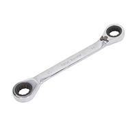 Double Ended Ring Ratchet Wrench Universal Chrome Vanadium Steel 72 Tooth Gear Slip Head Tool for Home Bathroom Kitchen Metal Wood Workers Christmas Gifts