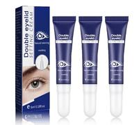 Double Eyelid Defining Cream - Crema de elevación de párpados para aumentar los ojos, permanente, invisible y moldeador de párpados (3P, 15 ml)