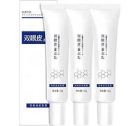 Double Eyelid Defining Cream, Fast-Drying Natural Long-Lasting Eyelid Enhancer, Waterproof, Invisible Double Eyelid Glue Shaping Styling Cream,Easy to Remove,Suitable for Beginners (3)