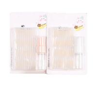 Double Eyelid Sticker Hoppyed Eyes Tape Juego de 2 sets con aplicador de botella de spray vacío, adhesivo invisible natural transpirable para Droopy Set
